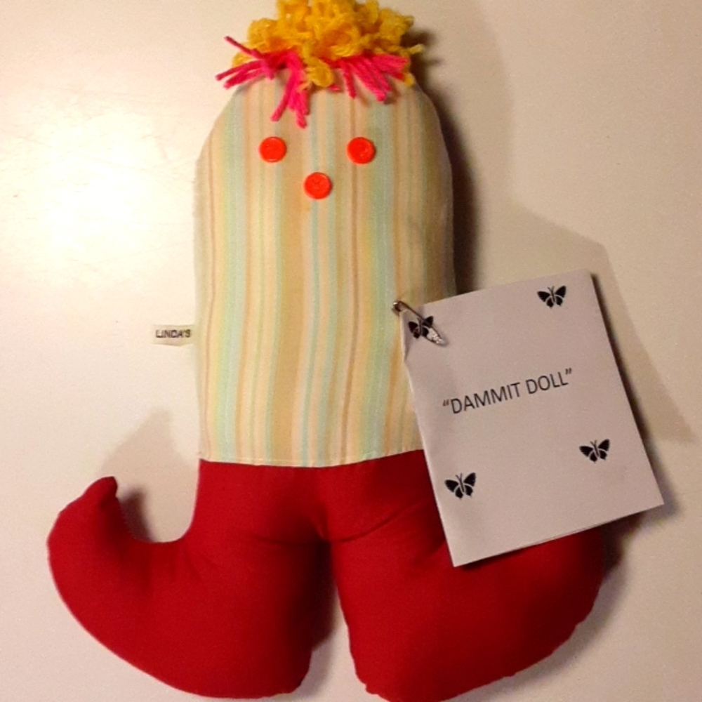 "DAMMIT DOLL"  Stress reliever.